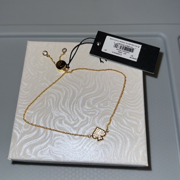 Kate Spade Everyday Spade Stone Slider Bracelet - Picture 3 of 3